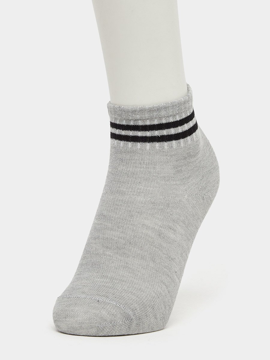 Set of 3 - Striped Crew Socks