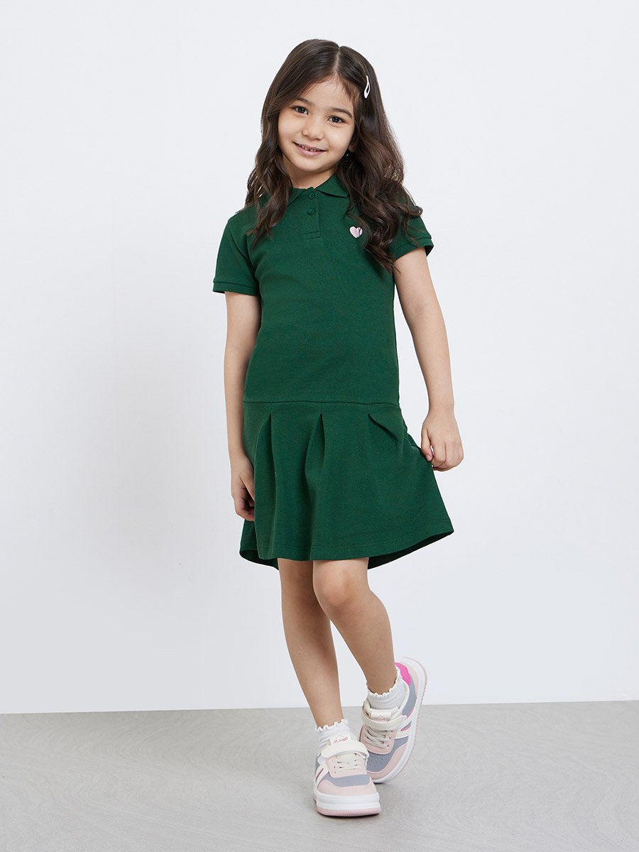 green emerald velvet dress Murray Classic Women's Polo Dress | Green