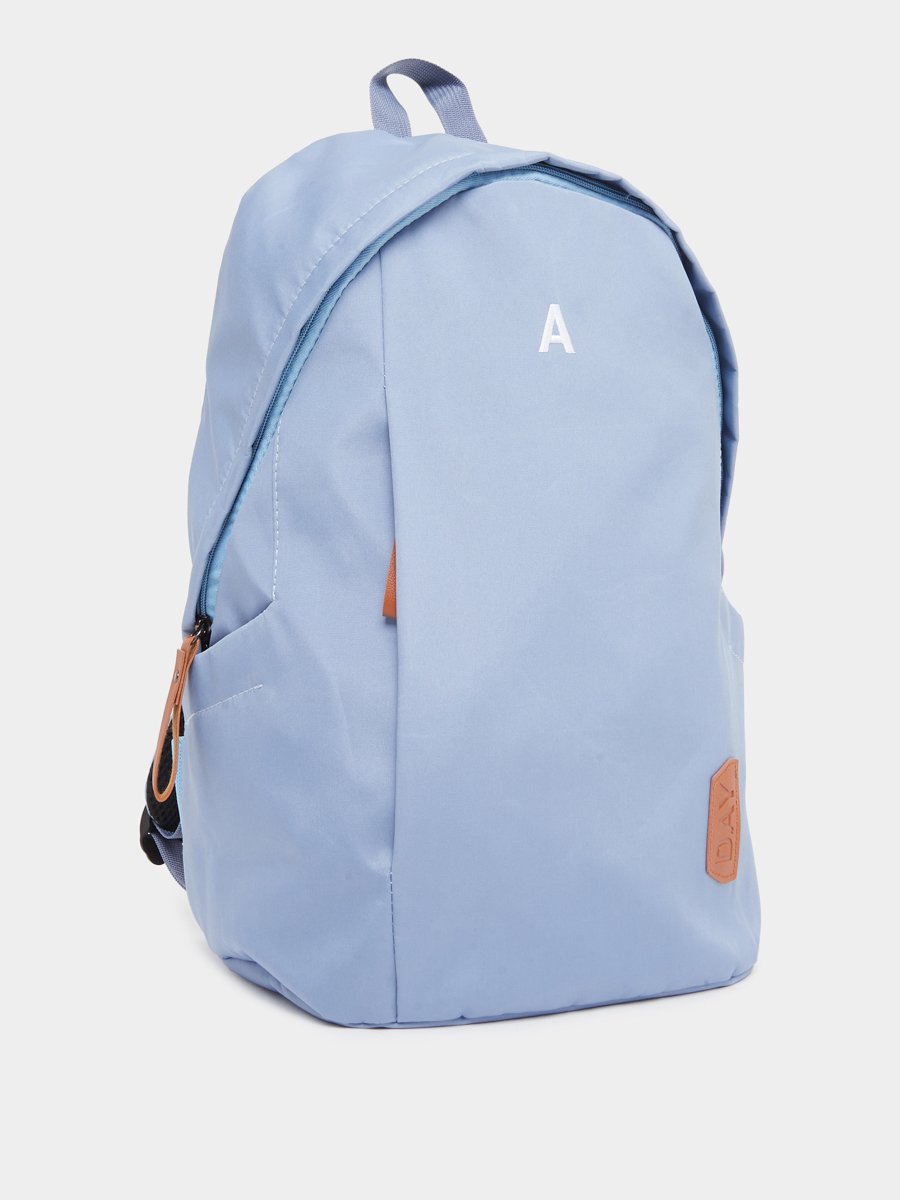Unisex Blue Backpack with Side Pocket 31x18x45cm