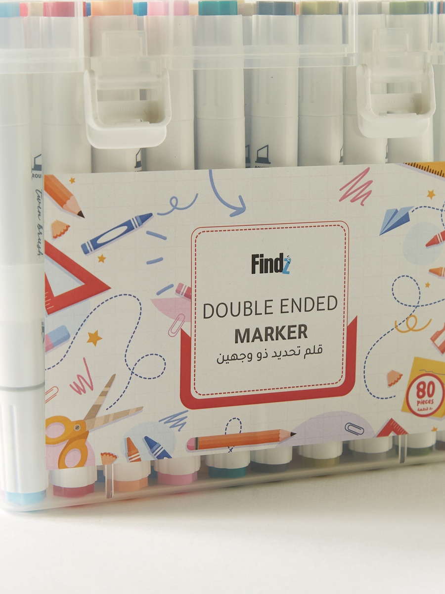 80-Piece Marker Pen Set