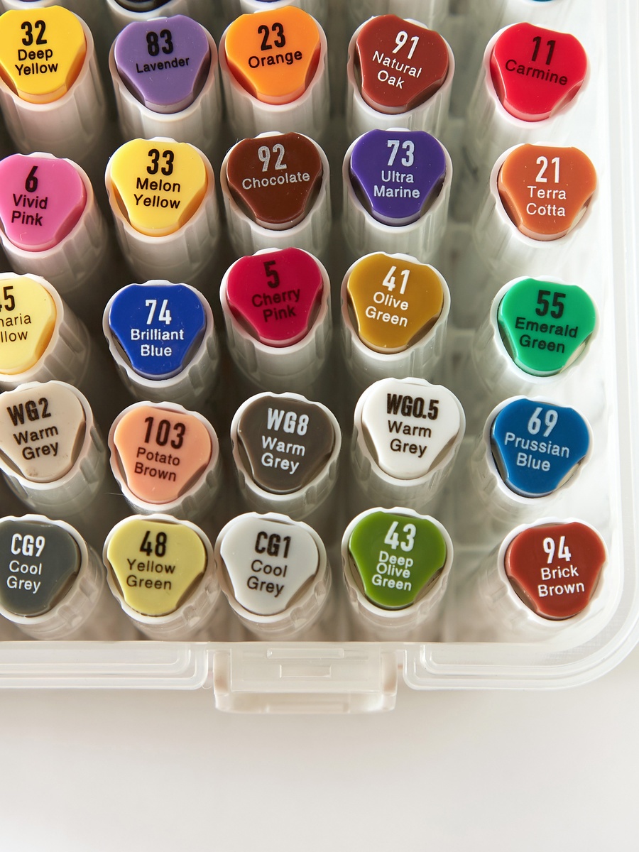 80-Piece Marker Pen Set