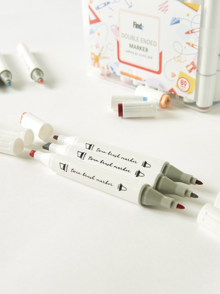 80-Piece Marker Pen Set