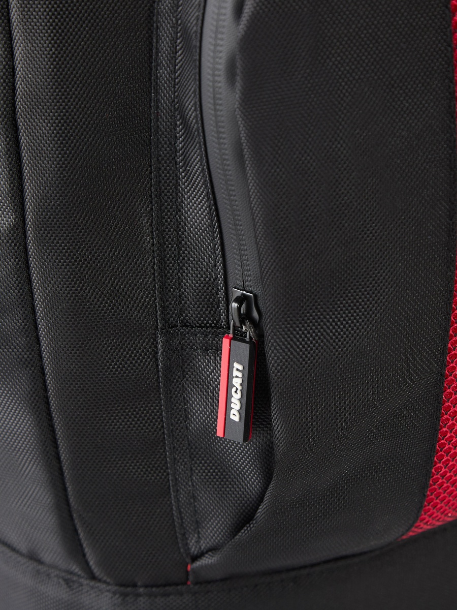 18-inch Colourblock Trolley Backpack with Retractable Handle - 46x33x21 cm