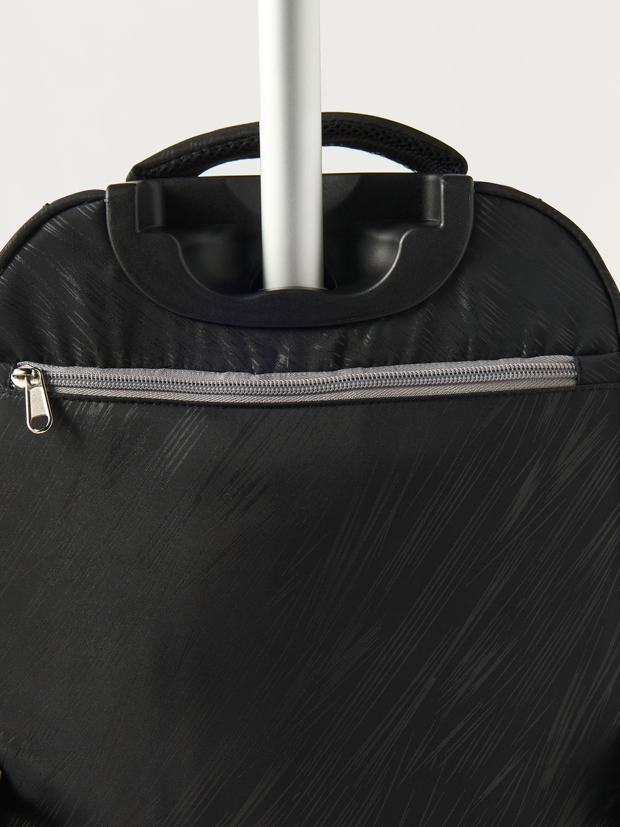 Colourblock 18-inch Trolley Backpack with Wheels - 30x16x46 cm
