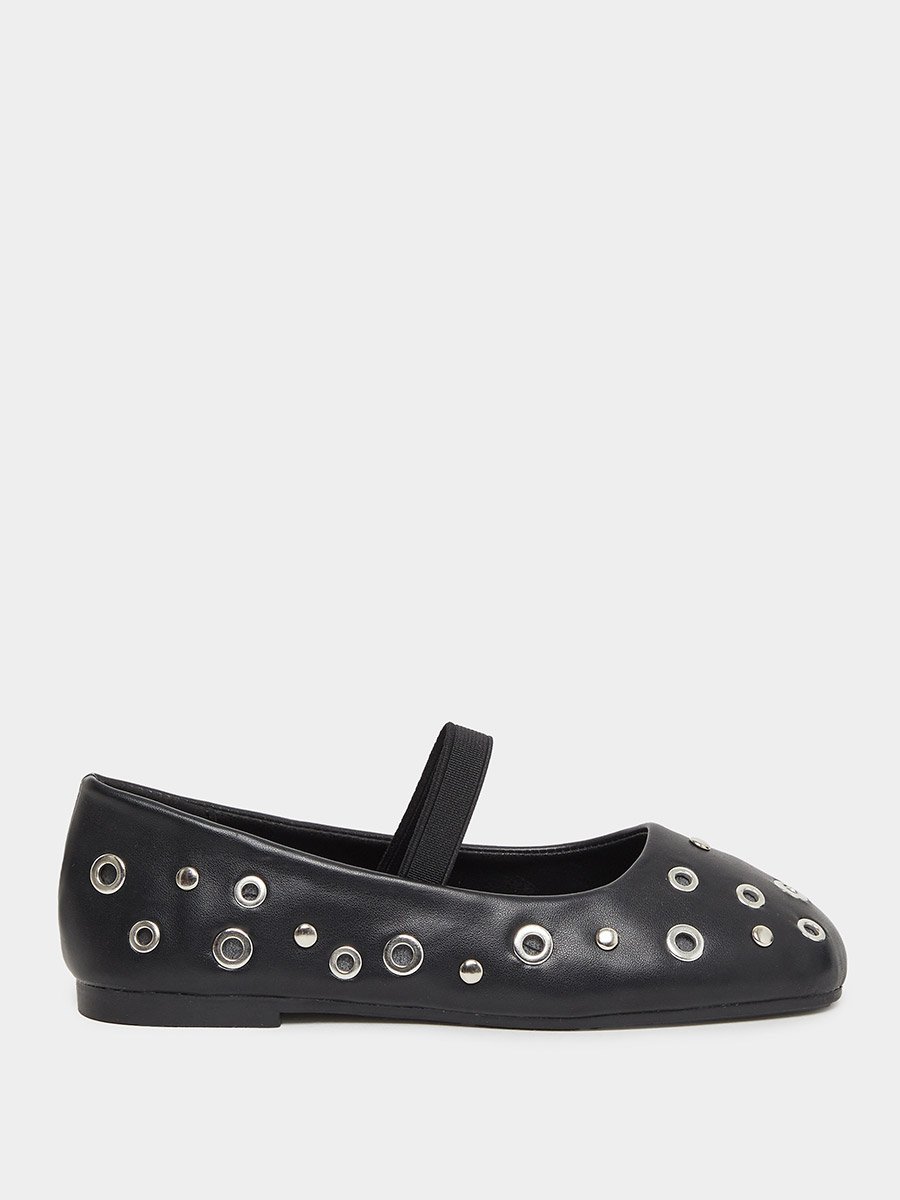 Embellished Slip-on Ballerinas