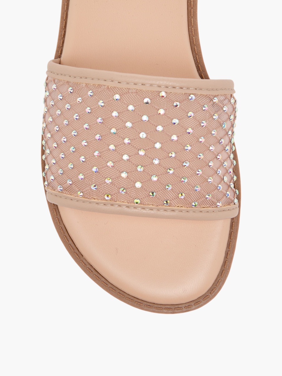 Embellished Slip-On Sandals