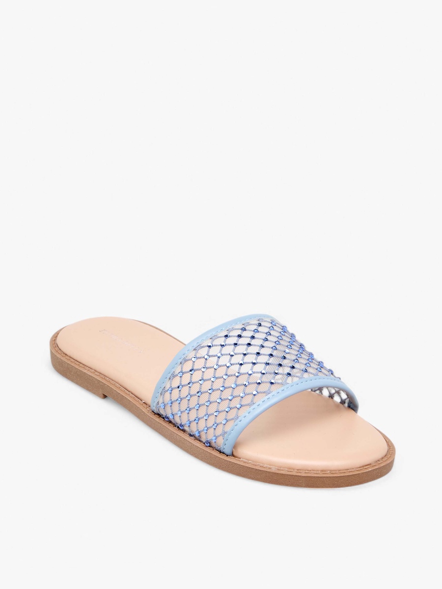 Embellished Slip-On Sandals