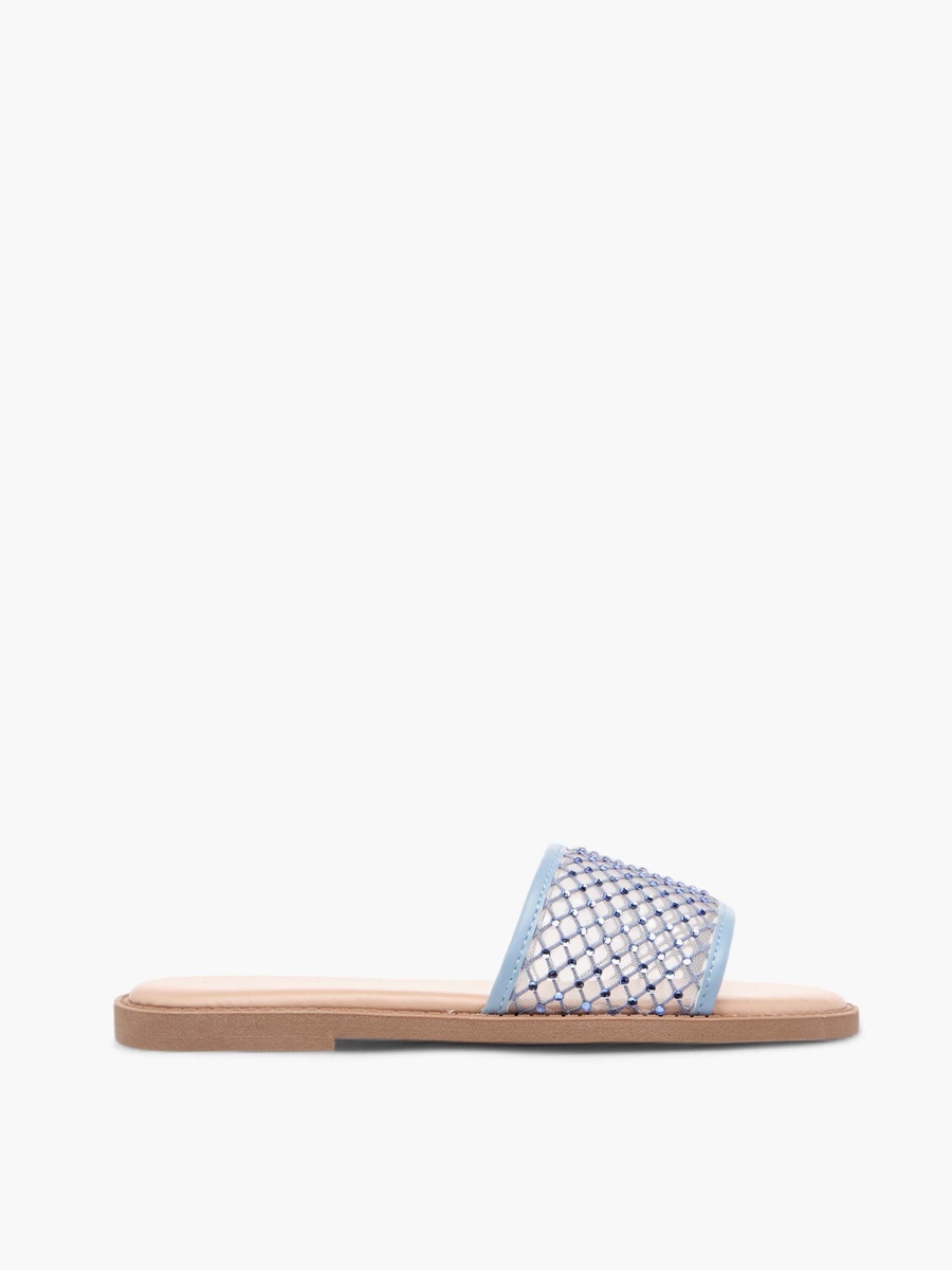 Embellished Slip-On Sandals