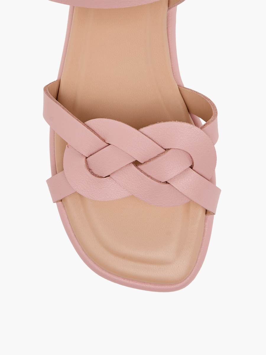 Strap Detail Sandals with Hook and Loop Closure