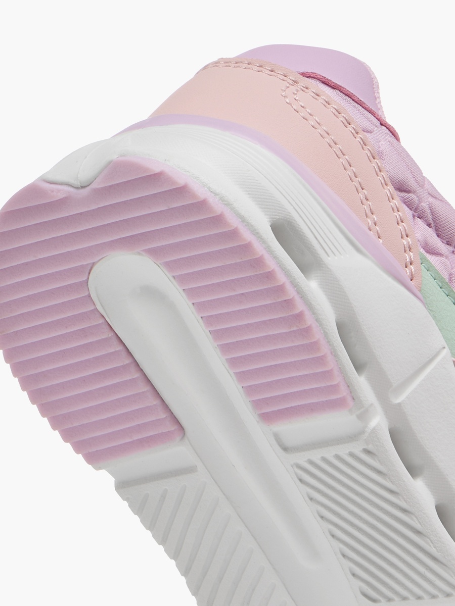 Panelled Sneakers with Hook and Loop Closure