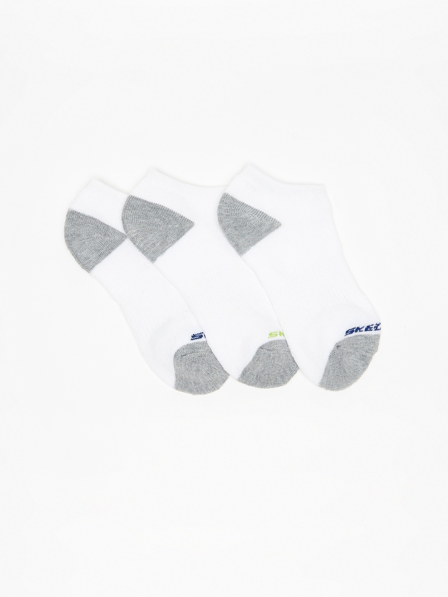 Color Block Ankle Length Sports Socks - Set of 3