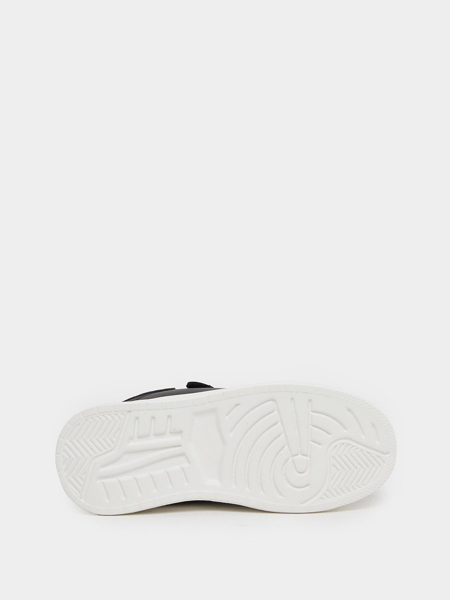 Teen Plain Hook and Loop Sneakers