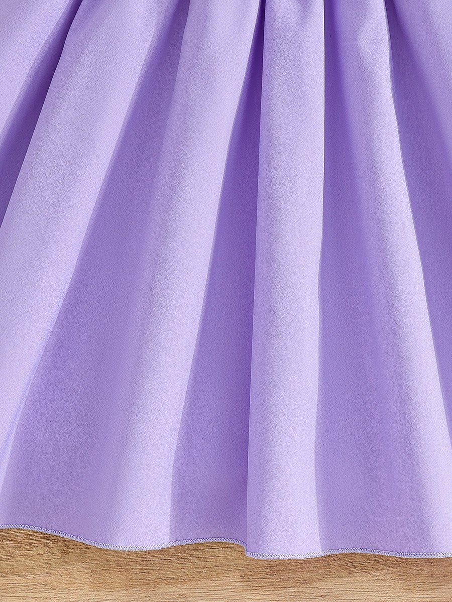 Ruffle Detail Belted Dress