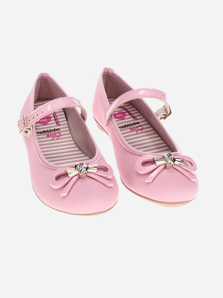 Embellished Ballerinas with Bow Detail