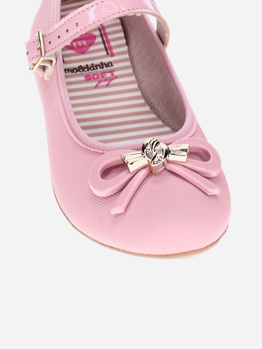 Embellished Ballerinas with Bow Detail