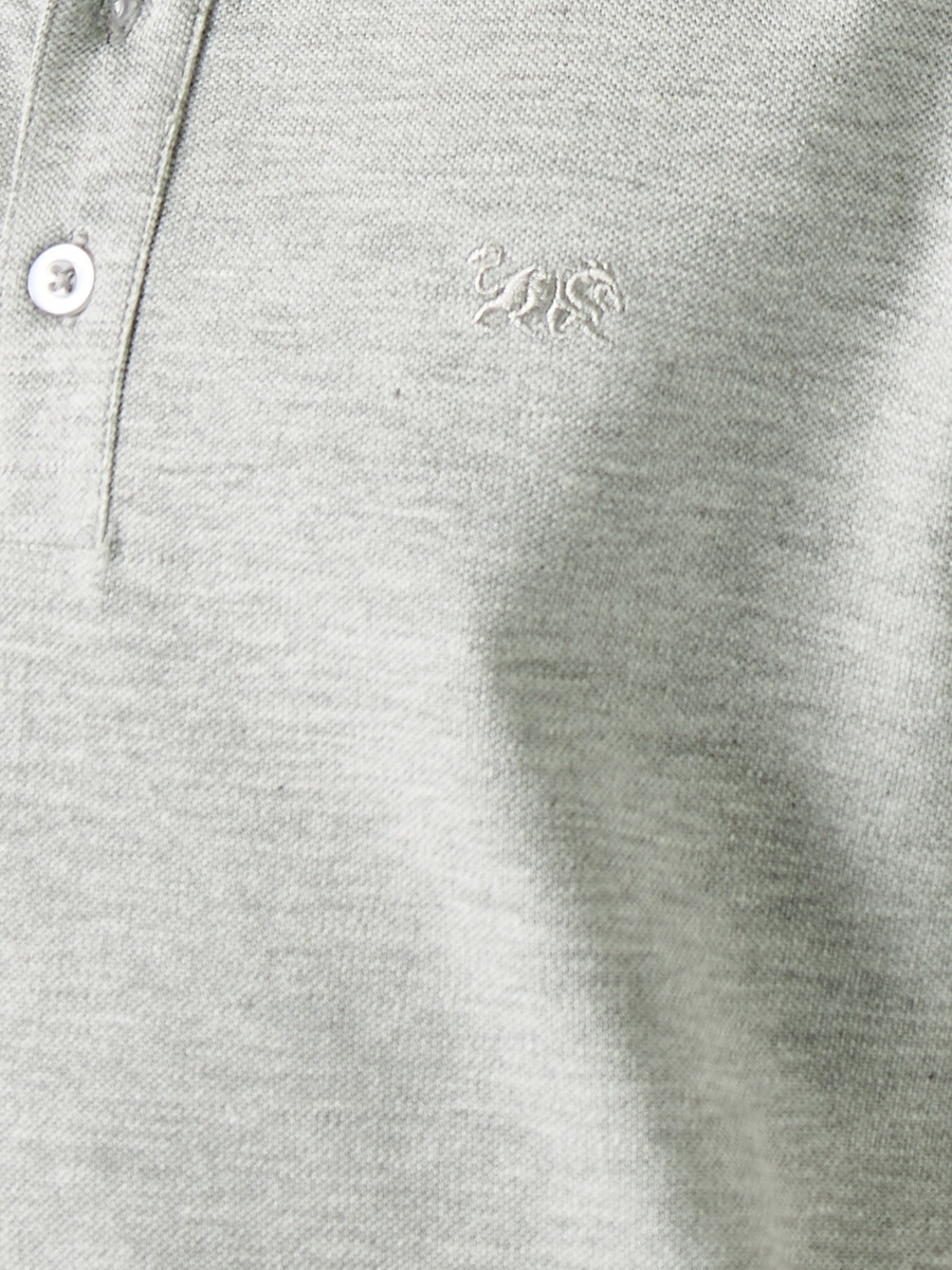 Plain BCI Cotton Polo T-Shirt with Short Sleeves