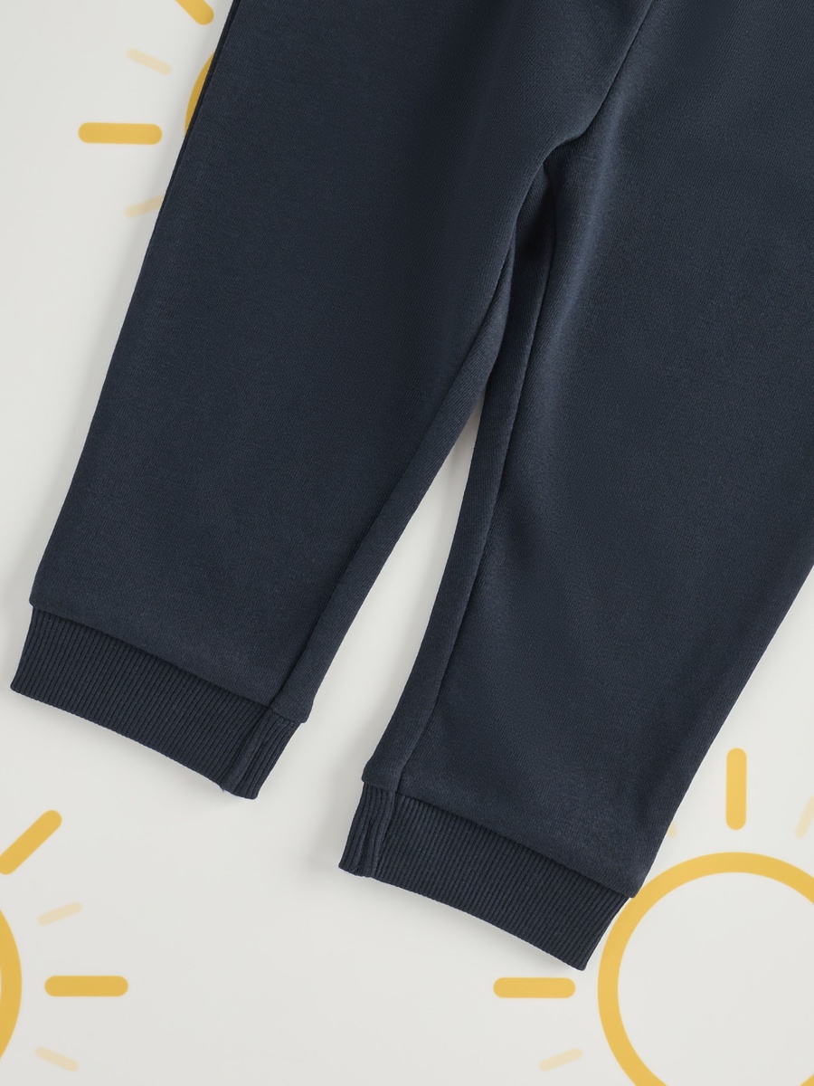 Full Length Plain Jog Pants with Elasticised Waistband and Pockets