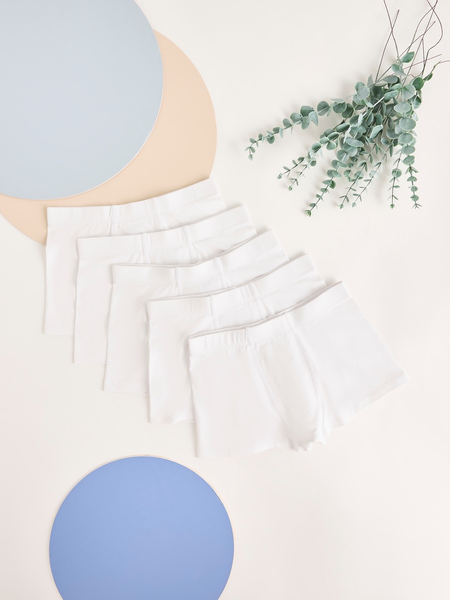 Pack of 5 - Plain Trunks