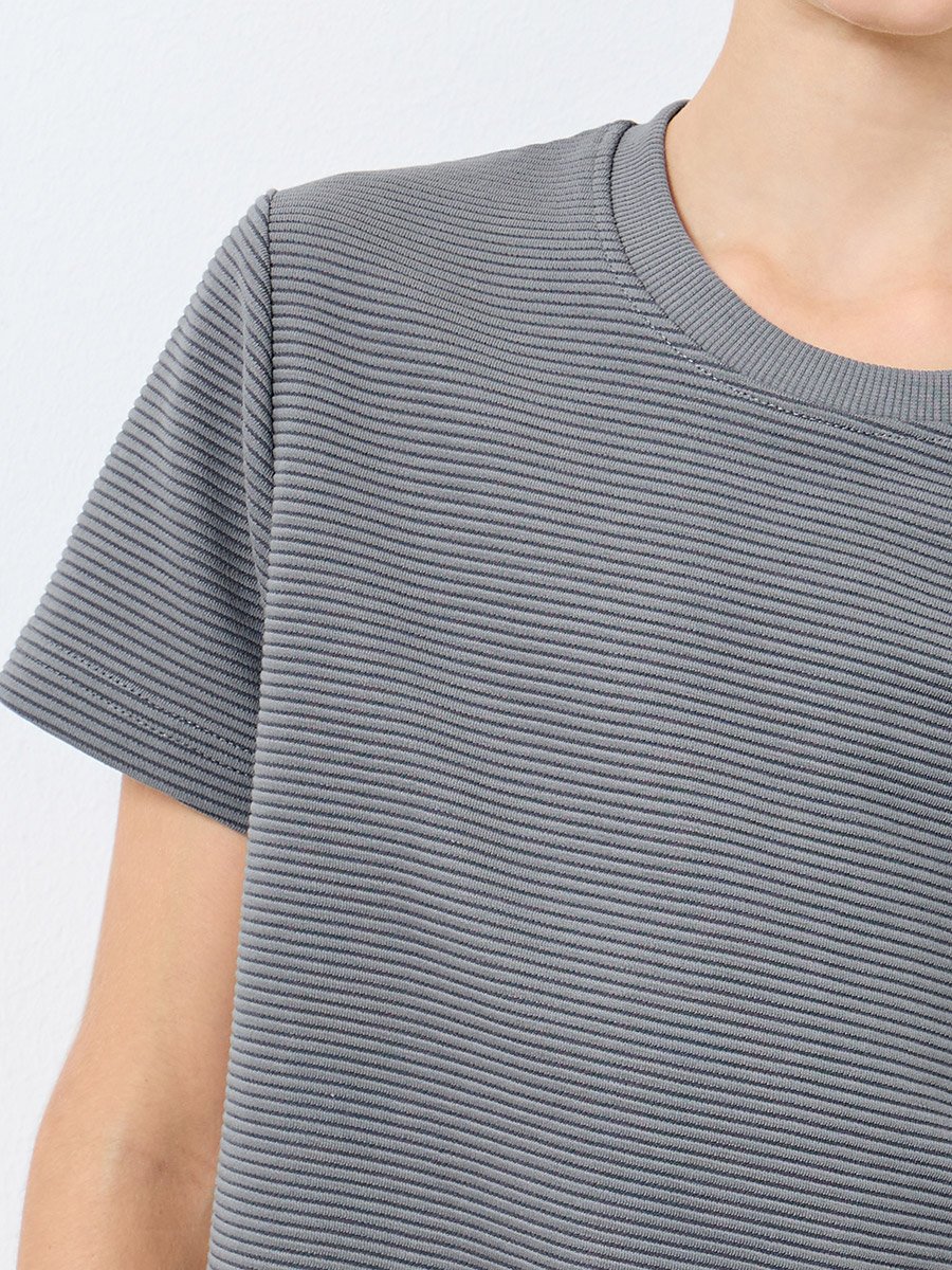 Teens Grey Cotton Blend T-Shirt and Joggers Set