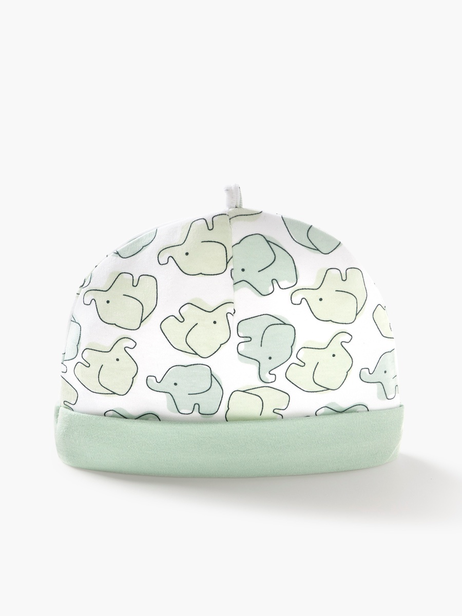 Printed Beanie Cap - Set of 2