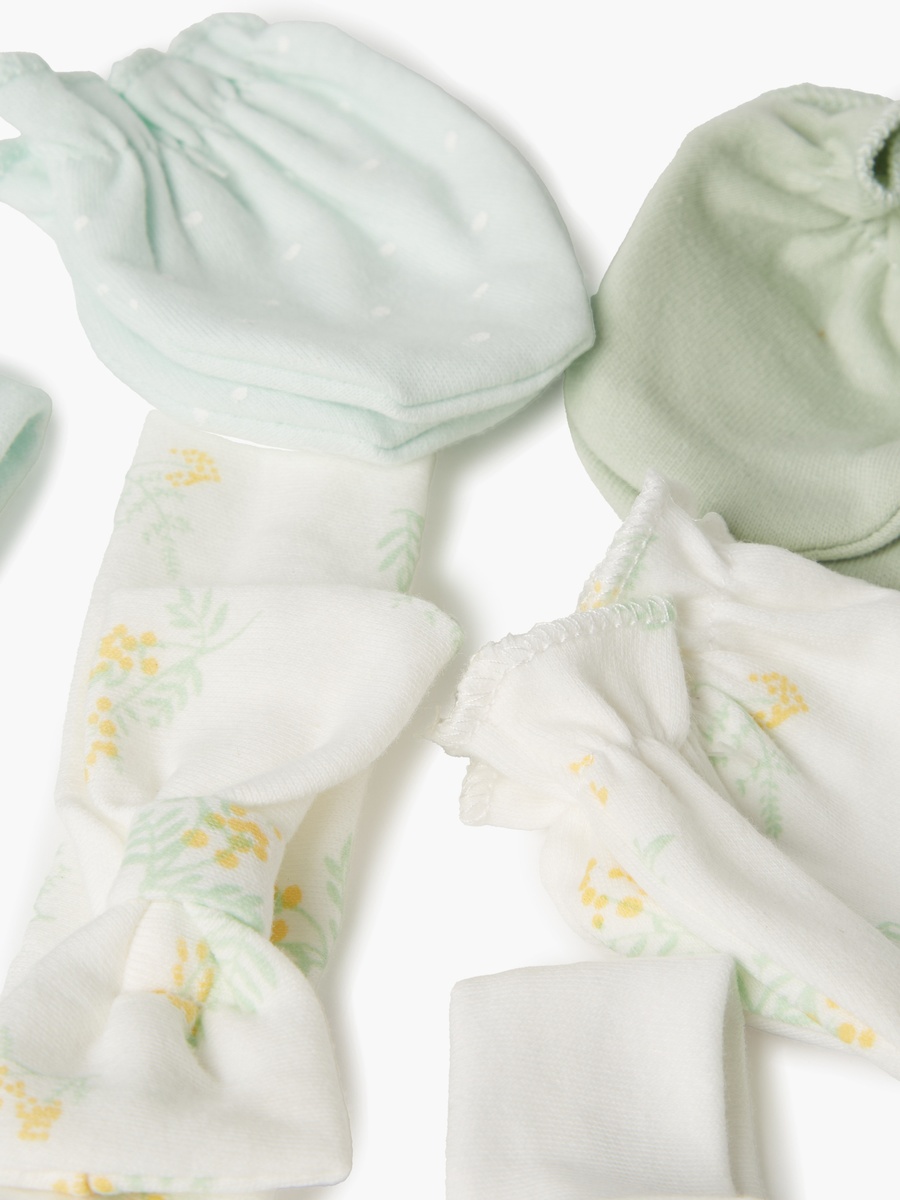 8-Piece Assorted Headband and Mittens Set