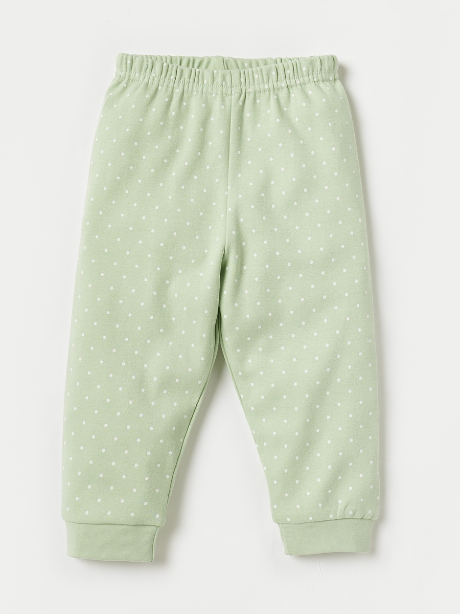 Polka Dot Print Long Sleeves T-Shirt and Pyjama Set