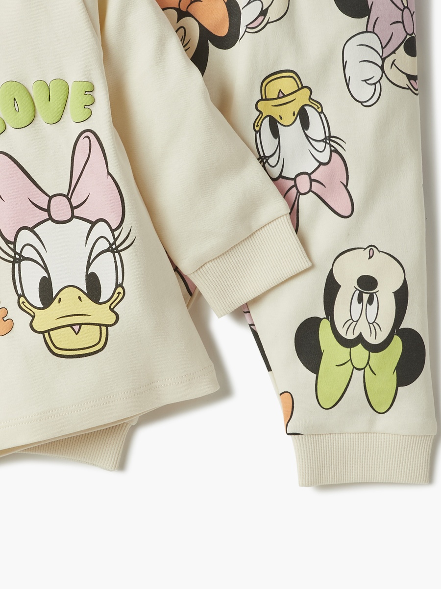 Minnie Mouse and Daisy Duck Print T-Shirt and Pyjama Set