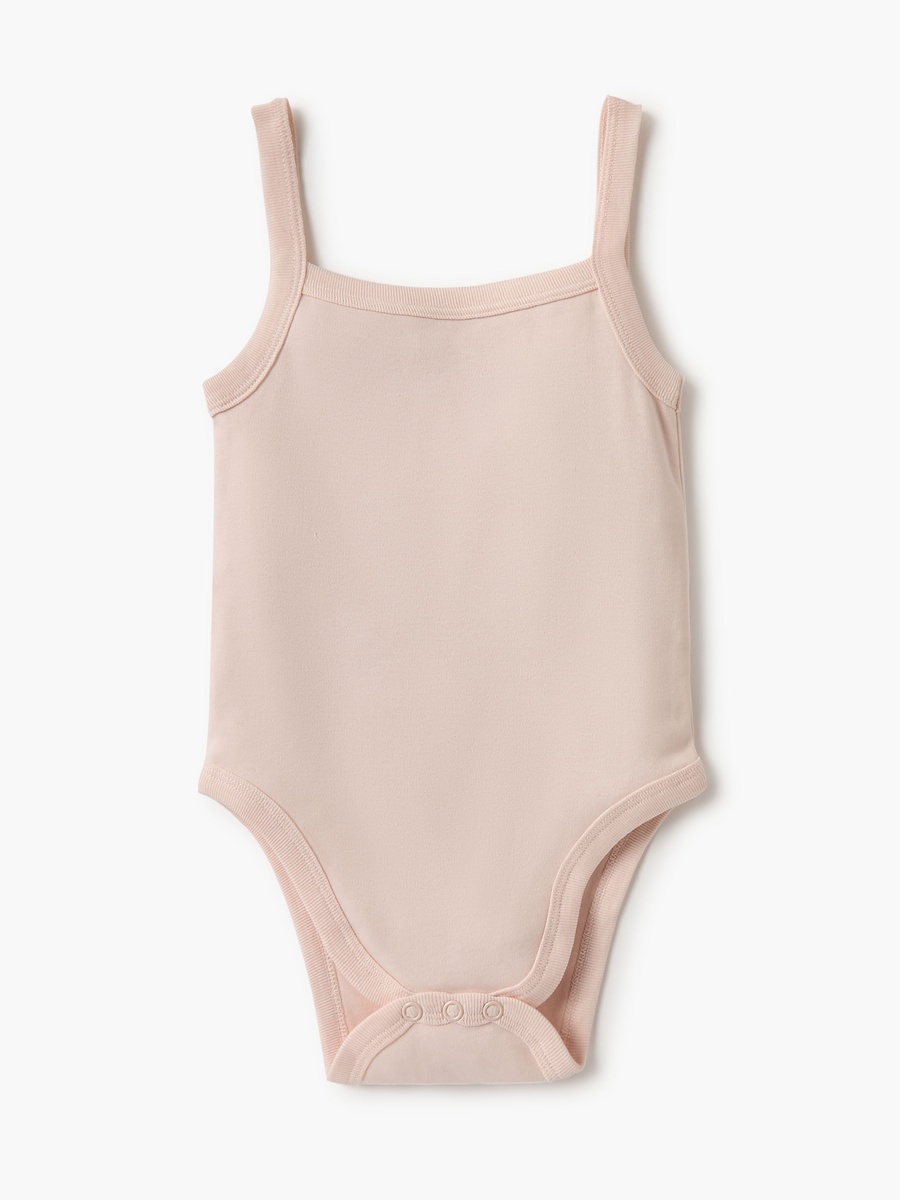 Sleeveless Bodysuit with Snap Button Closure