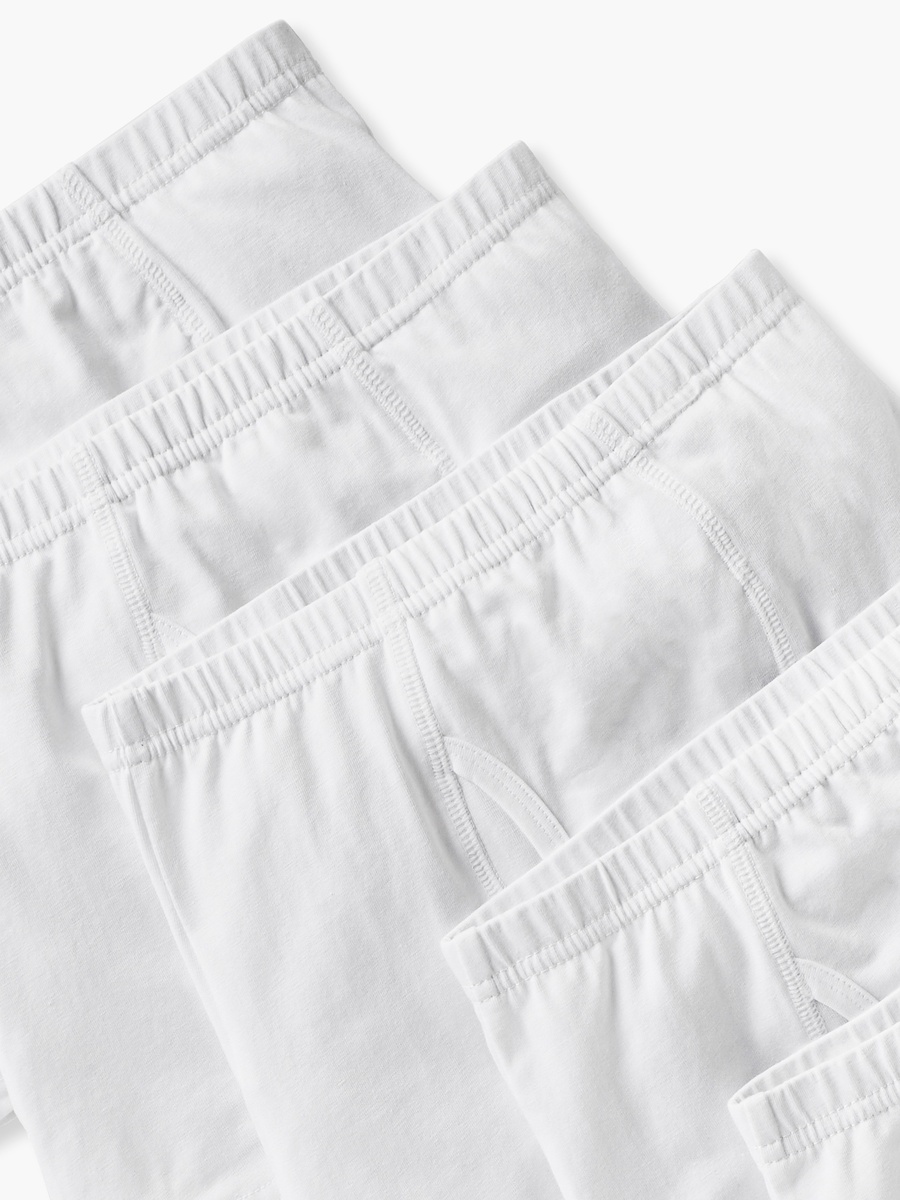 Solid Boxers with Elasticised Waistband - Set of 5