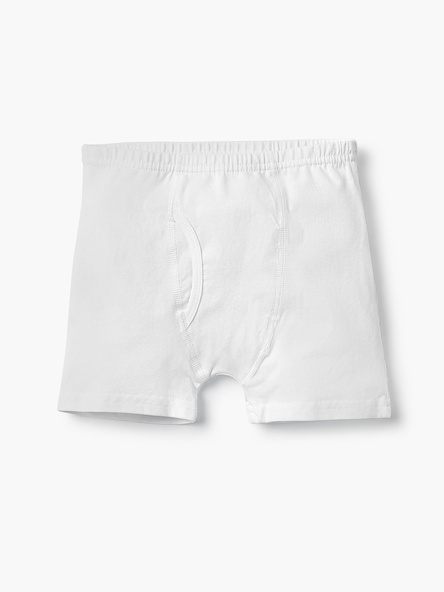 Solid Boxers with Elasticised Waistband - Set of 5