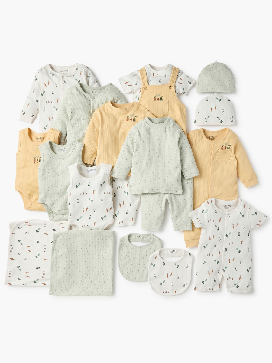 Printed Dungaree and T-Shirt Set