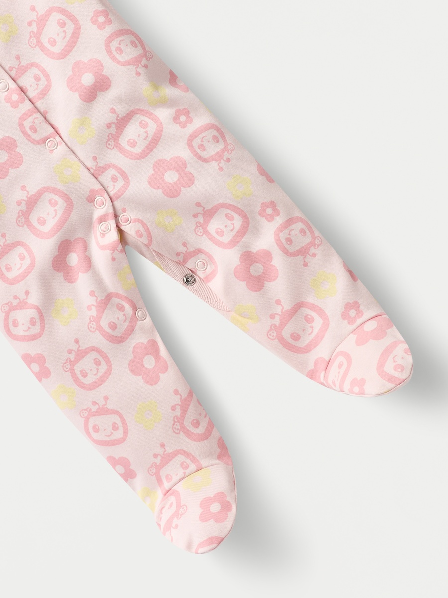 بدلة نوم بطبعات وأكمام طويلة وأزرار إغلاق من جونيورز