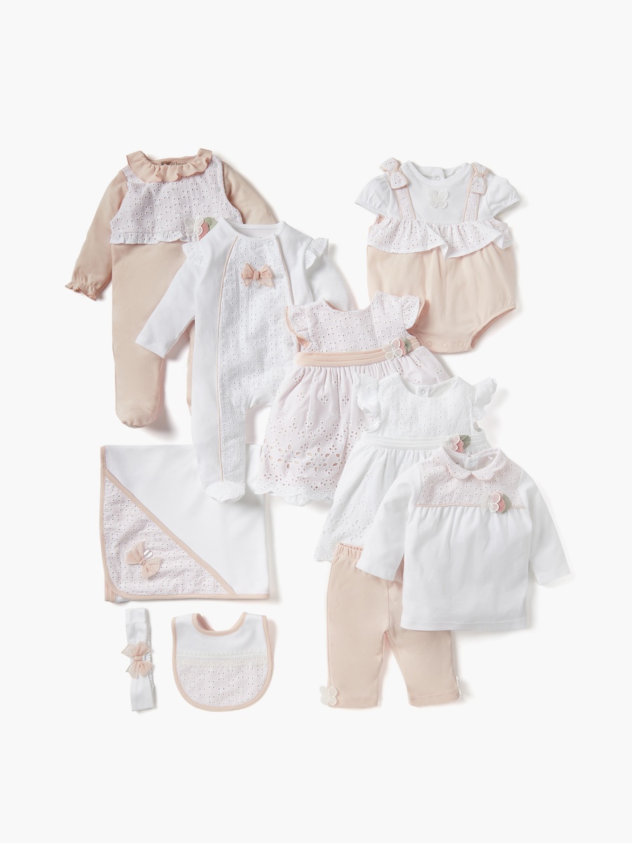 Panelled Closed Feet Sleepsuit with Long Sleeves