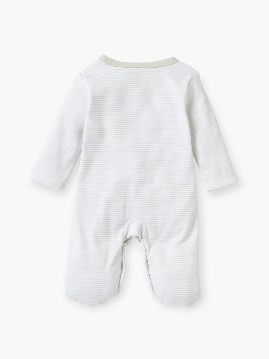 Sheep Applique Closed Foot Sleepsuit with Long Sleeves