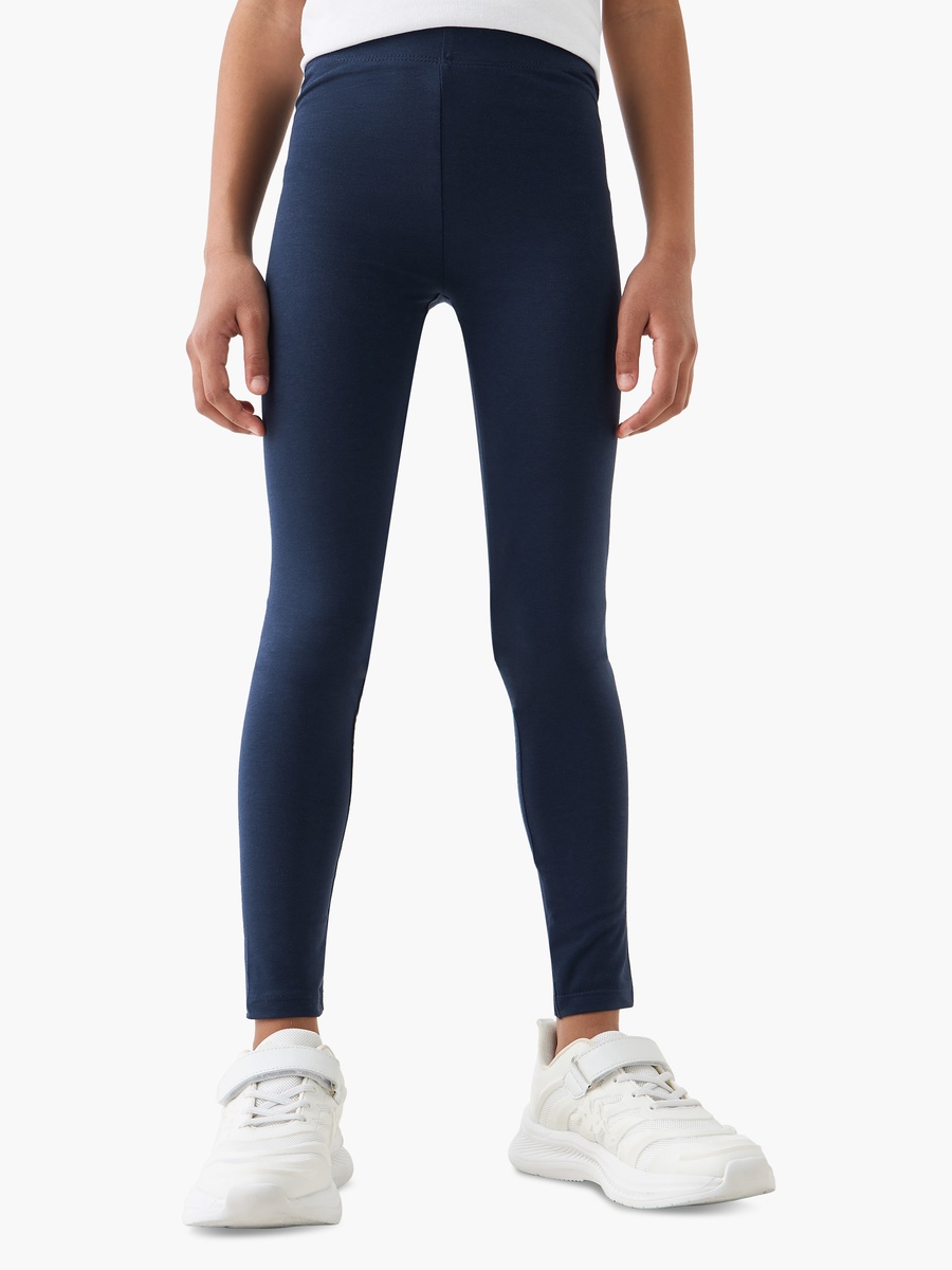 Solid Leggings with Elasticised Waistband