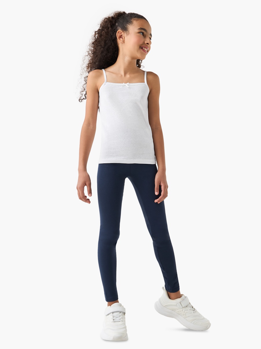 Solid Leggings with Elasticised Waistband