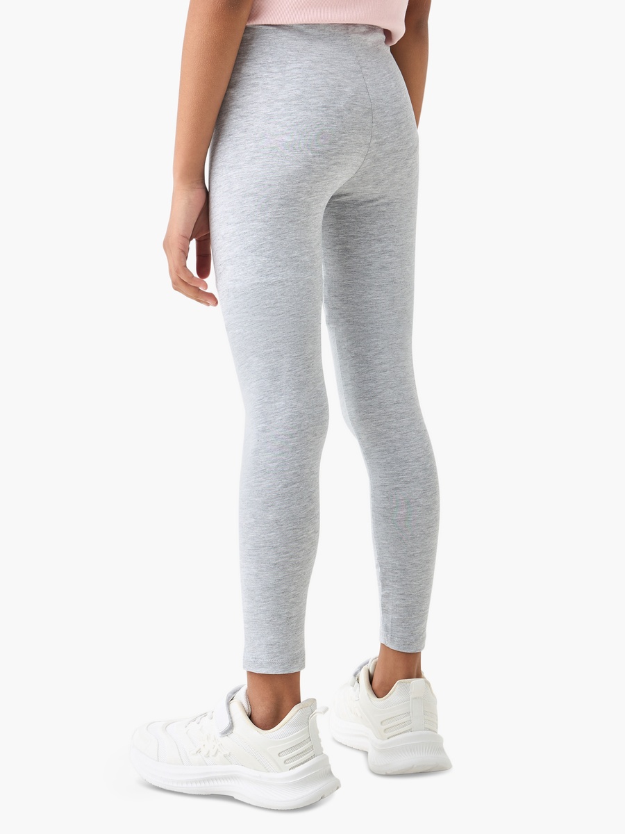 Plain Leggings with Elasticised Waistband - Set of 2