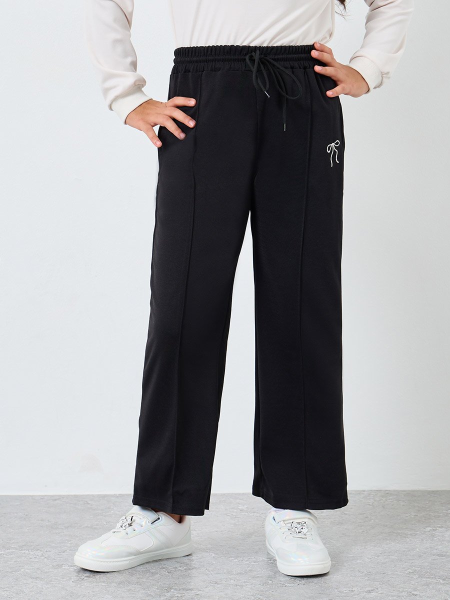 Teen Bow Detail Sweatshirt and Joggers Set