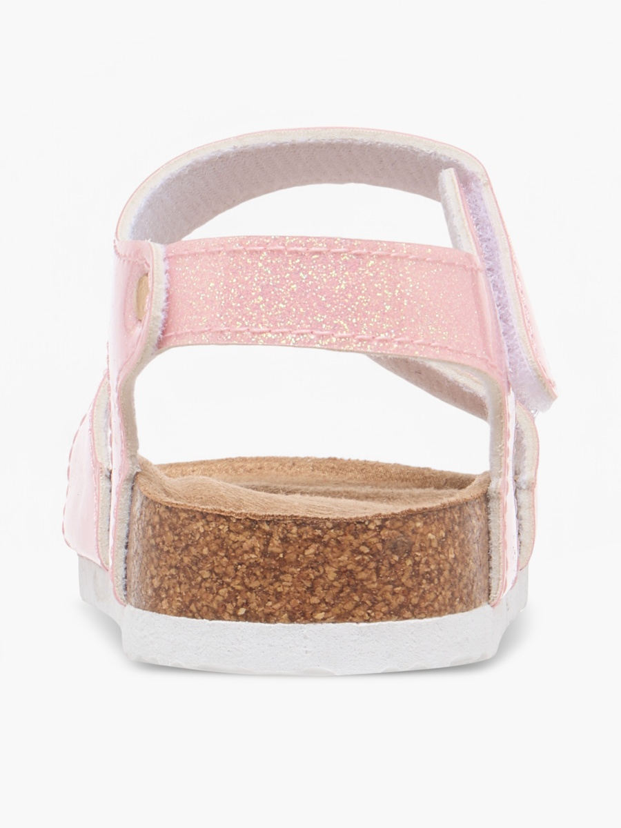 Butterfly Accent Sandals with Hook and Loop Closure