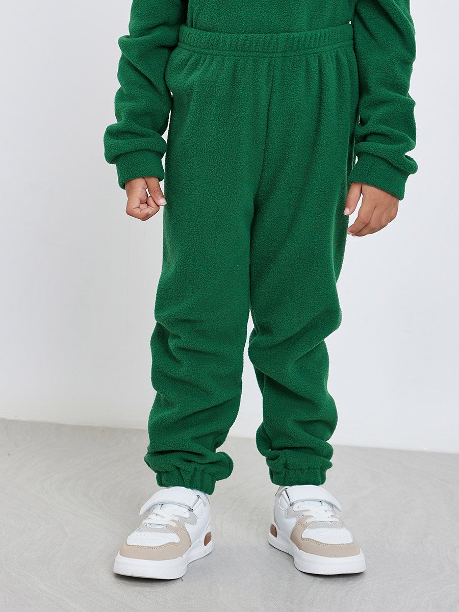 Boys Green Fleece Sweatshirt and Joggers Set