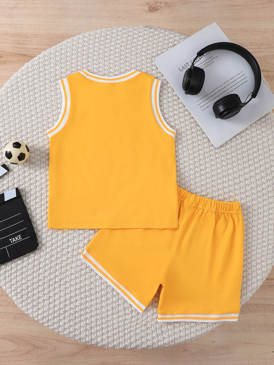 Boys Varsity Print Tank and Shorts Set