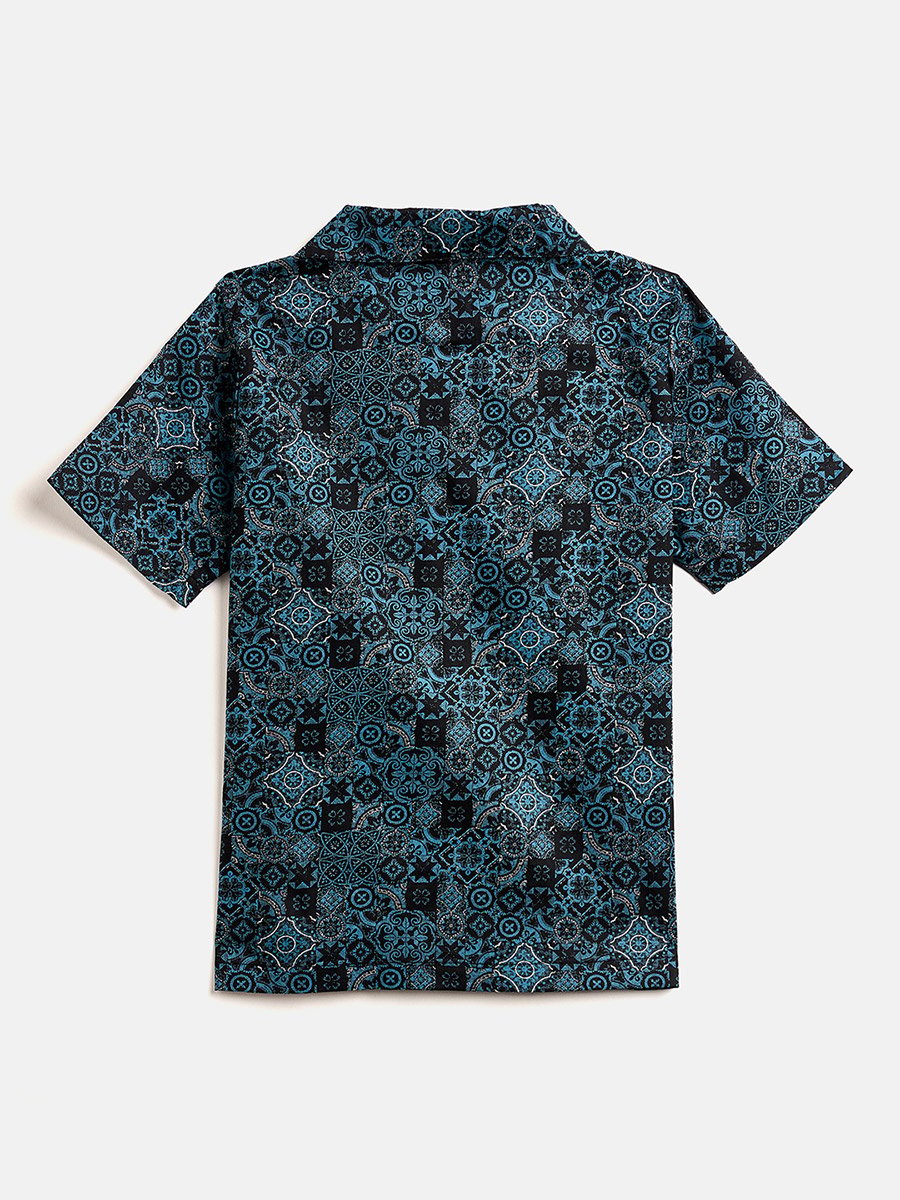 All Over Print Shirt and Shorts Set