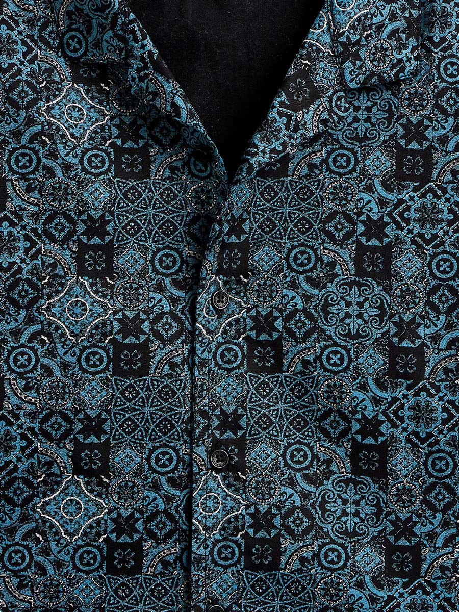 All Over Print Shirt and Shorts Set