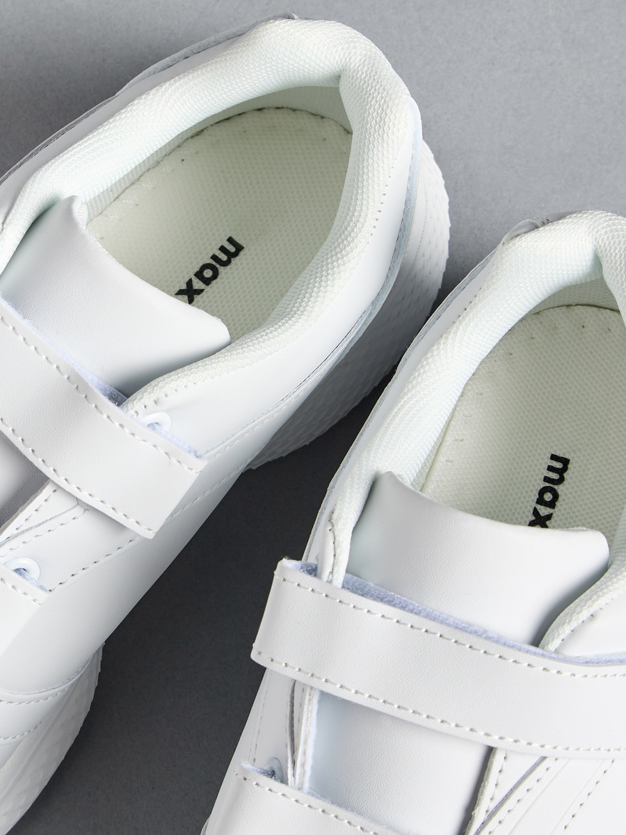 School Sports Shoes with Hook and Loop Closure
