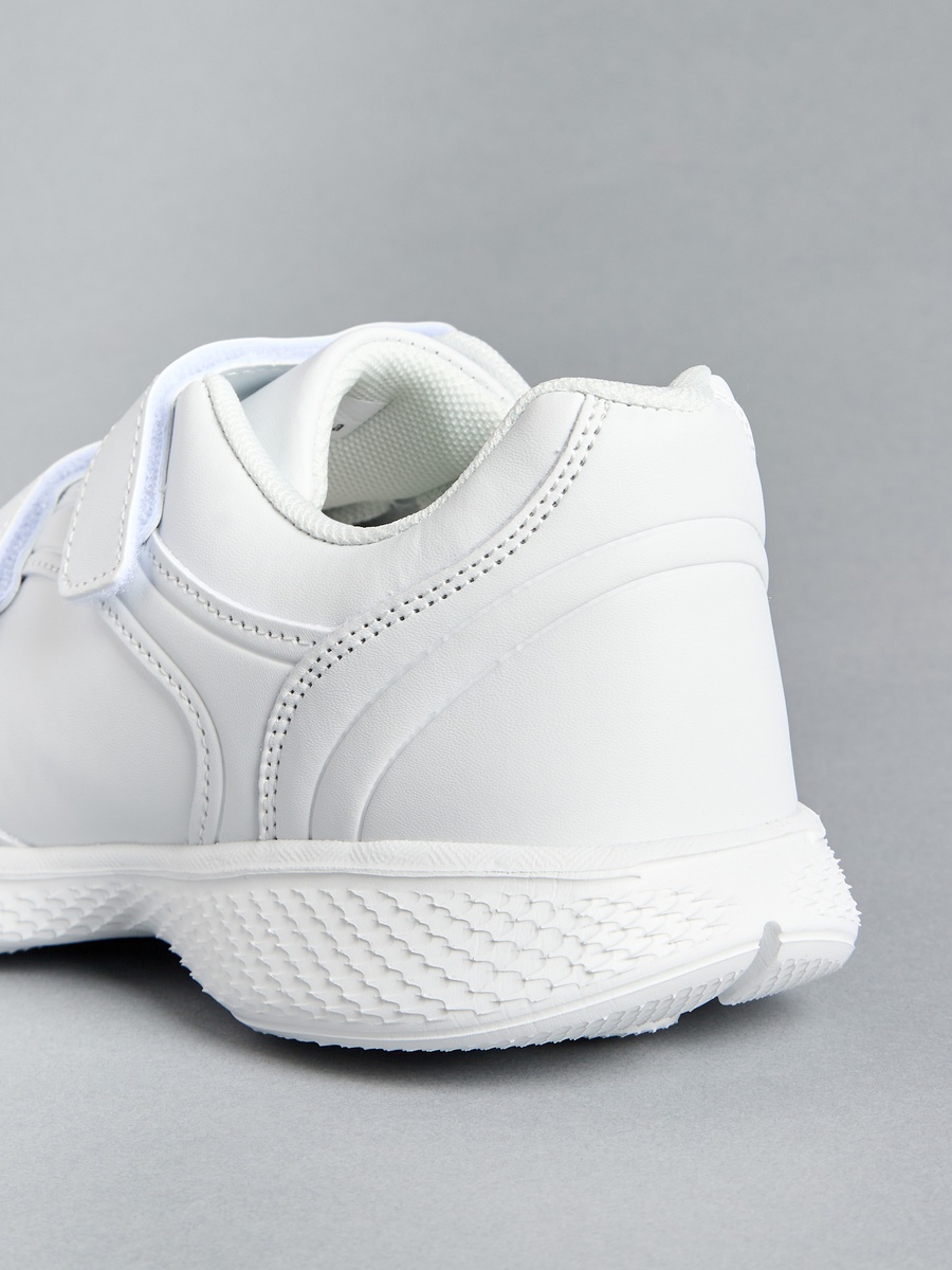 School Sports Shoes with Hook and Loop Closure