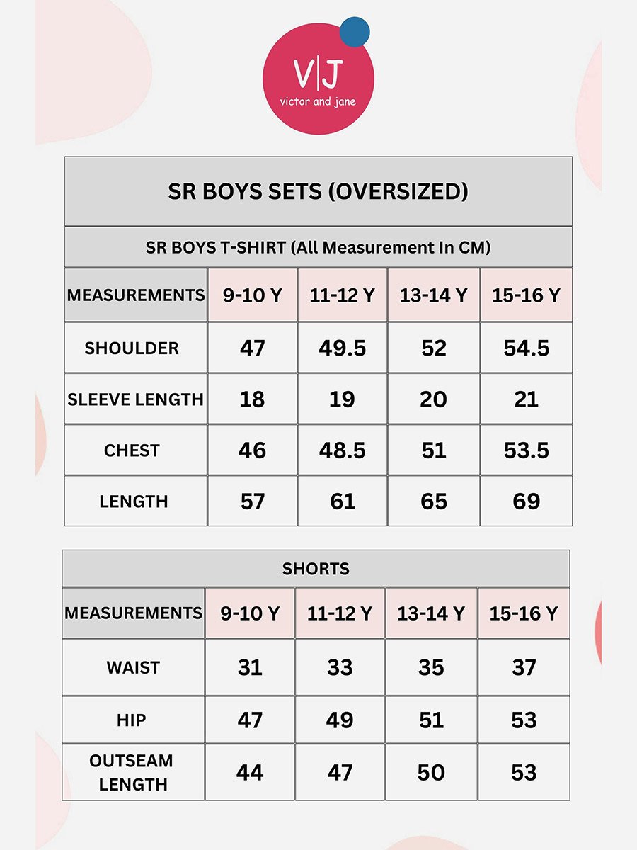 Boys Patch Detail Oversized T-Shirt and Shorts Set