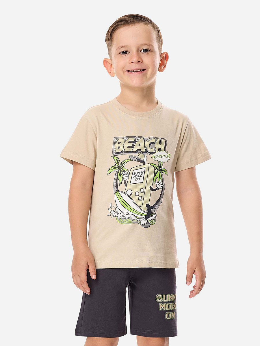 Boys Beach Days Graphic T-Shirt and Shorts Set