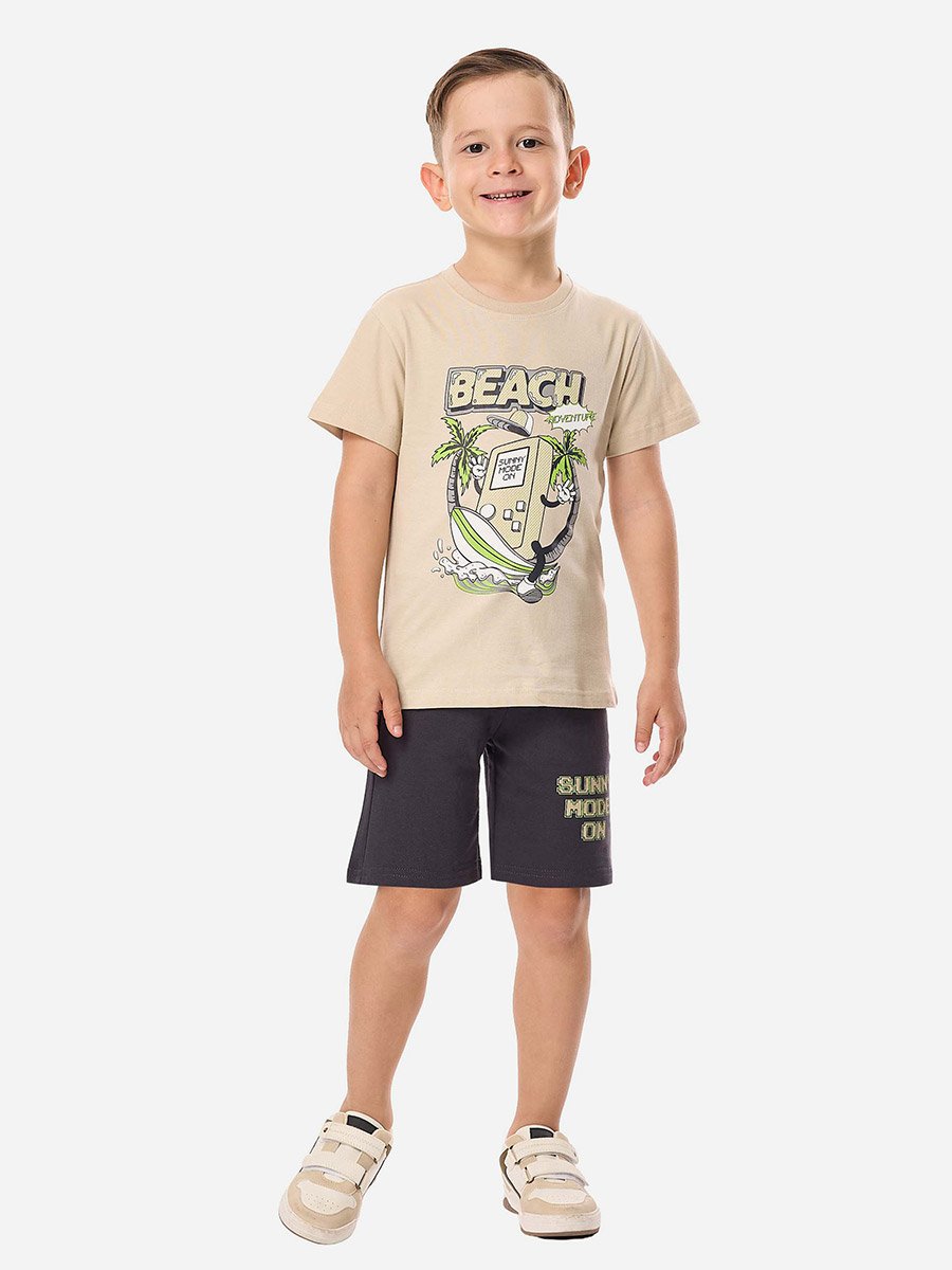 Boys Beach Days Graphic T-Shirt and Shorts Set