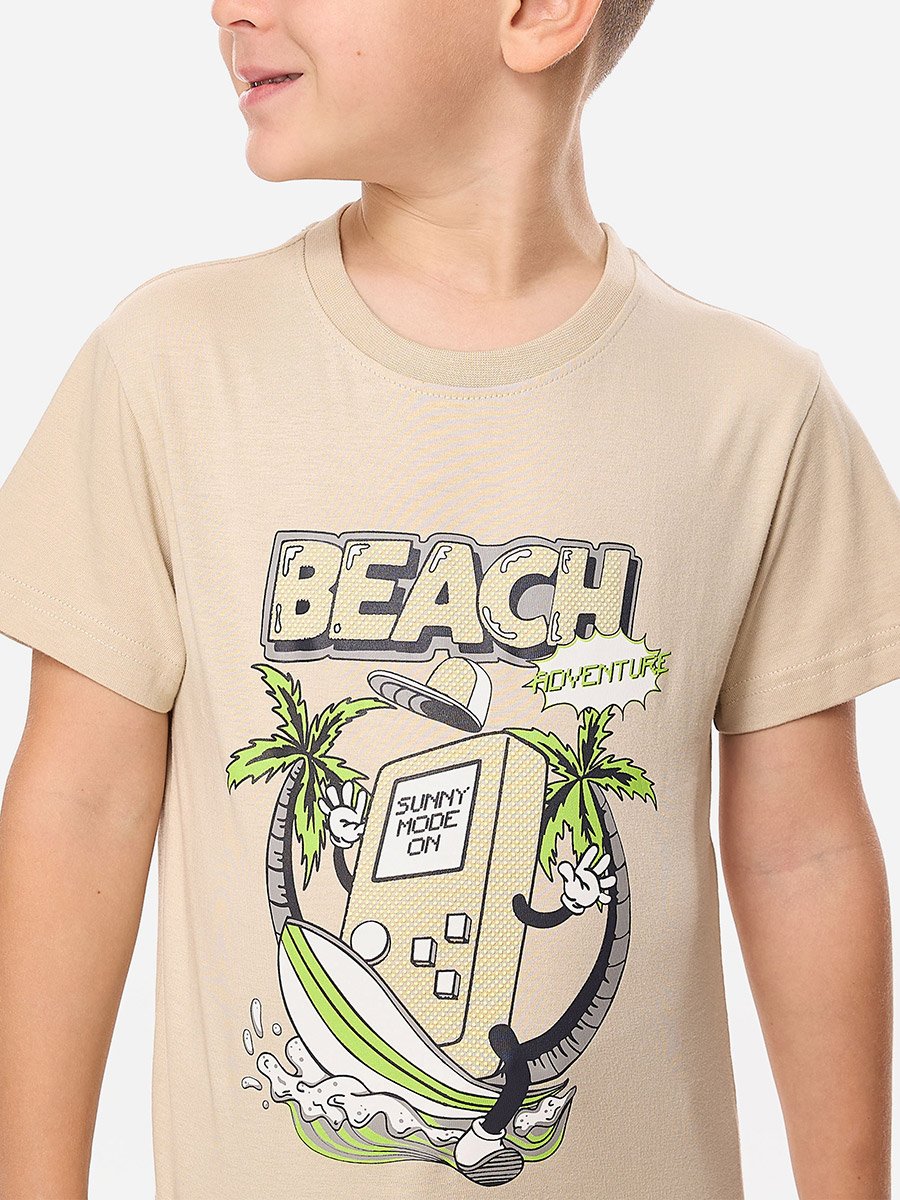 Boys Beach Days Graphic T-Shirt and Shorts Set