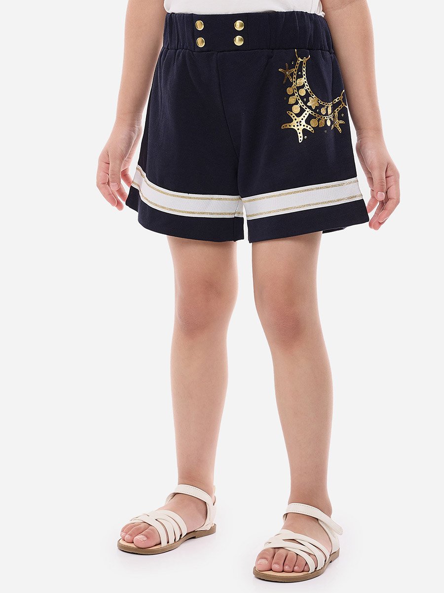 Girls Sequined T-Shirt and Shorts Set